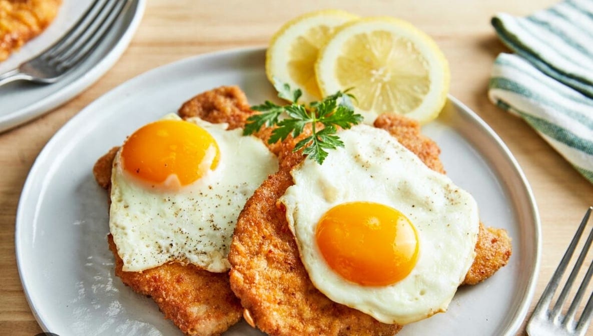 Bauern schnitzel.