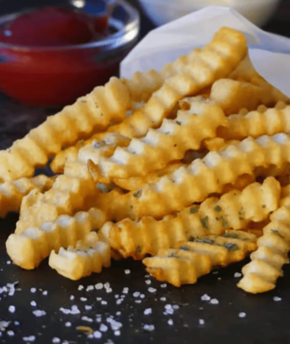 Crinkle fries.