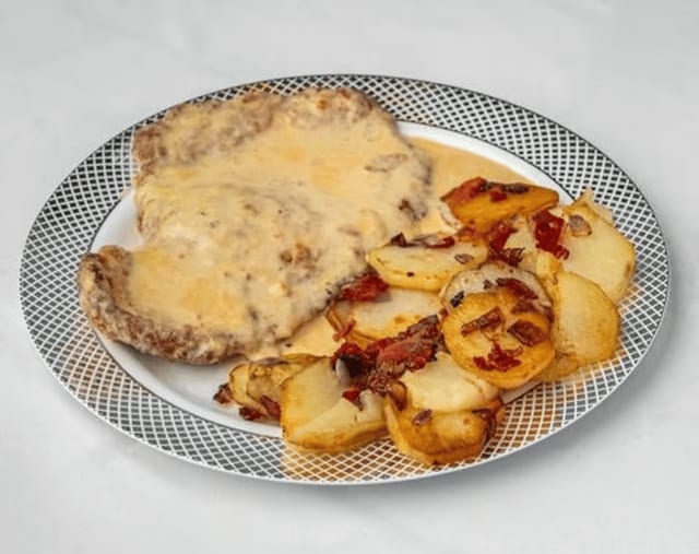 Rahm schnitzel.