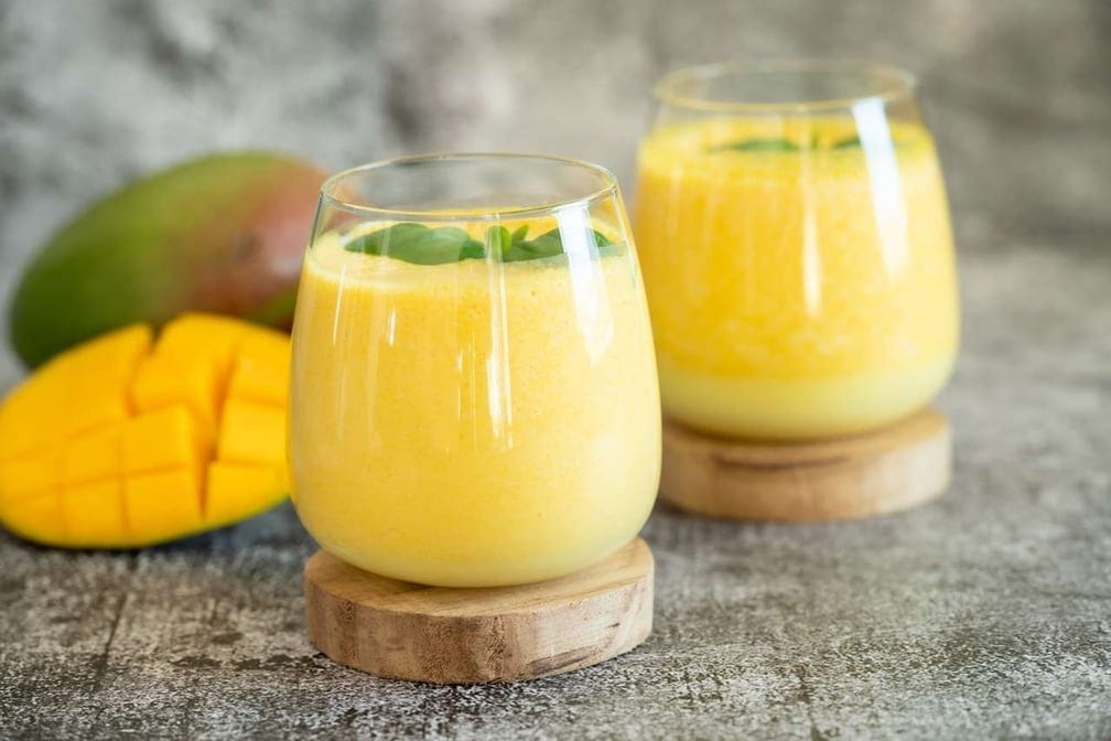 Mango lassi.