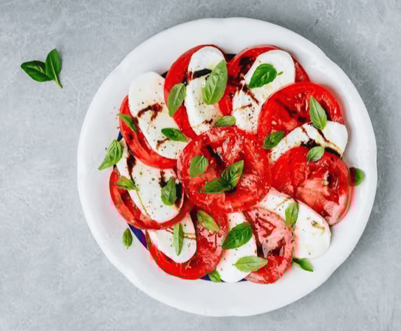 Caprese salad.