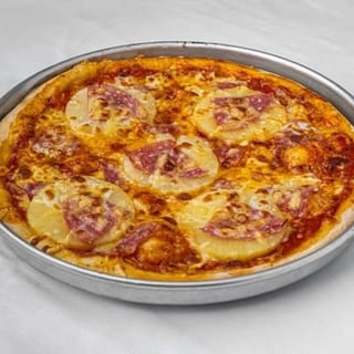 Pizza Hawai (turkey ham + pineapple)