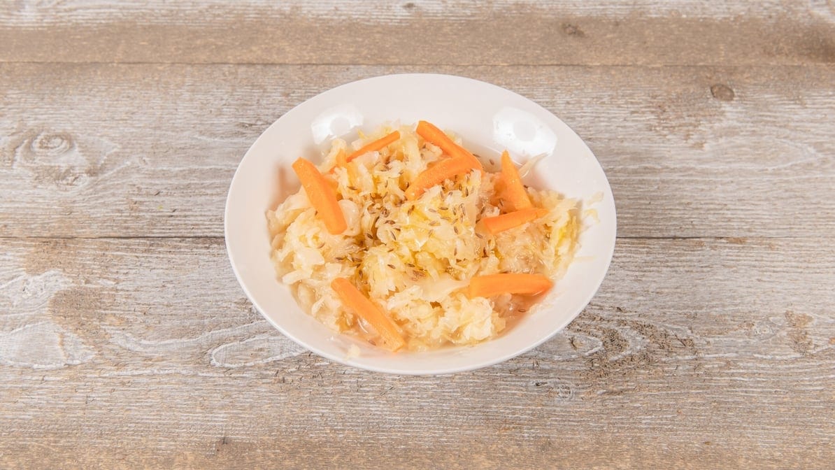 Sauerkraut salad.