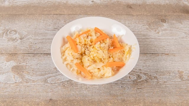 Sauerkraut salad.