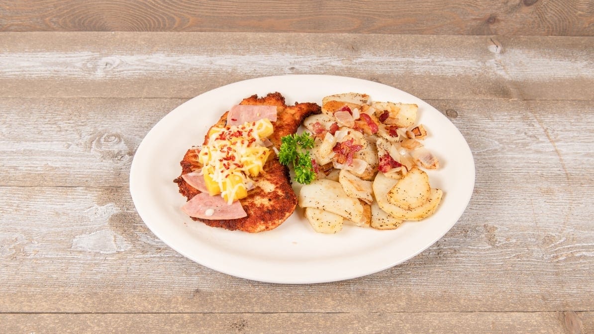 Hawai schnitzel.